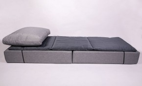 Кресло-кровать-пуф бескаркасное Прайм (мехико серый-графит) в Шадринске - shadrinsk.ok-mebel.com | фото 3
