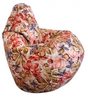 Кресло-мешок Цветы L в Шадринске - shadrinsk.ok-mebel.com | фото