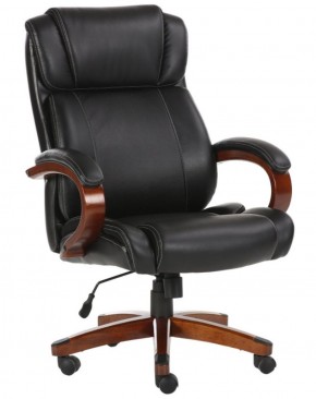 Кресло офисное BRABIX PREMIUM "Magnum EX-701" (дерево, рециклированная кожа, черное) 531827 в Шадринске - shadrinsk.ok-mebel.com | фото 1