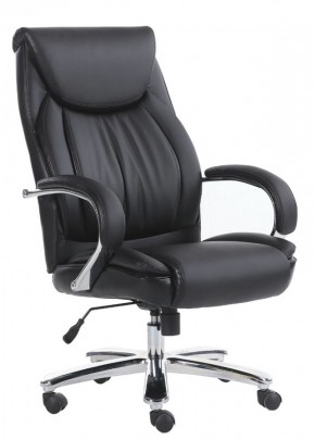 Кресло офисное BRABIX "Advance EX-575" (хром/экокожа/черное) 531825 в Шадринске - shadrinsk.ok-mebel.com | фото 1