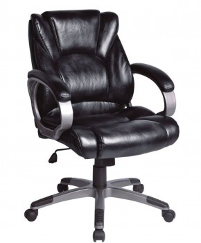 Кресло офисное BRABIX "Eldorado EX-504", экокожа, черное, 530874 в Шадринске - shadrinsk.ok-mebel.com | фото 1