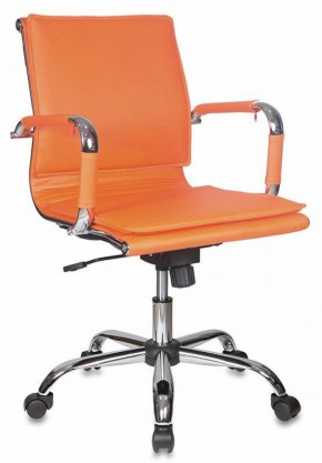 Кресло руководителя Бюрократ CH-993-LOW/ORANGE оранжевый в Шадринске - shadrinsk.ok-mebel.com | фото 1