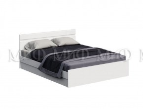 НЭНСИ NEW Кровать 1,4 м (Белый глянец холодный/Белый) в Шадринске - shadrinsk.ok-mebel.com | фото
