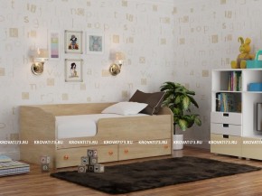 Кровать детская Панда с бортом и ящиками (сп/м 1200*1900) в Шадринске - shadrinsk.ok-mebel.com | фото