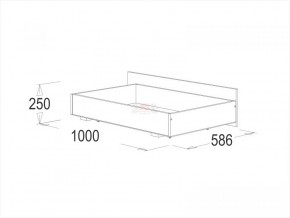 Кровать двойная Ольга 1Н + 2-а ящика (1200*2000) в Шадринске - shadrinsk.ok-mebel.com | фото 3