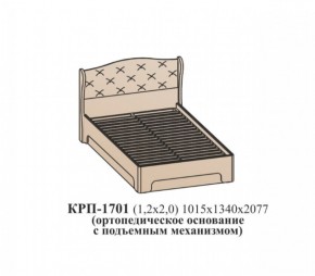 Кровать ЭЙМИ с подъемным механизмом КРП-1701 Рэд фокс (1200х2000) в Шадринске - shadrinsk.ok-mebel.com | фото