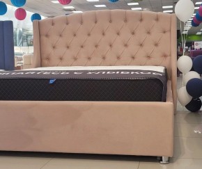 Кровать Франческа + Решетка+ПМ (1400) *БЕЗ ДНА в Шадринске - shadrinsk.ok-mebel.com | фото 2