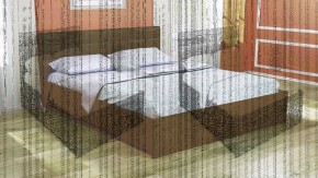 Кровать интерьерная Лита с латами 1600*2000 в Шадринске - shadrinsk.ok-mebel.com | фото 4