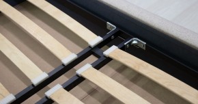 Кровать интерьерная Миа (1600) Купер 03/Кант Лайт 10 в Шадринске - shadrinsk.ok-mebel.com | фото 7