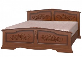 ЕЛЕНА Кровать из массива 1800 (Орех) в Шадринске - shadrinsk.ok-mebel.com | фото 1