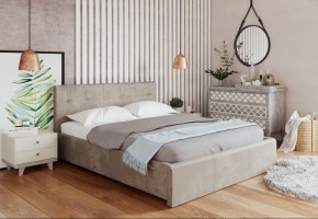 Кровать Изабелла с латами Newtone light beige 1400x2000 в Шадринске - shadrinsk.ok-mebel.com | фото 2