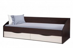 Кровать одинарная "Фея - 3" симметричная New (2000Х900) венге/вудлайн кремовый в Шадринске - shadrinsk.ok-mebel.com | фото