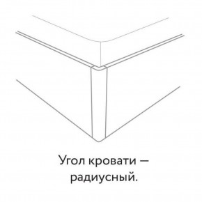 Кровать "Сандра" БЕЗ основания 1200х2000 в Шадринске - shadrinsk.ok-mebel.com | фото 3