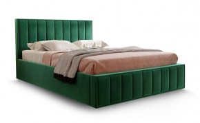 Кровать "Вена" 1400 СТАНДАРТ Вариант 1 Мора зеленый + бельевой ящик с кроватным основанием и подъемным механизмом в Шадринске - shadrinsk.ok-mebel.com | фото