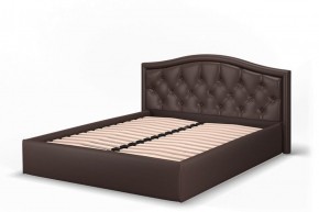 Кровать Стелла 1200 + Основание (Лесмо brown) коричневый в Шадринске - shadrinsk.ok-mebel.com | фото 3