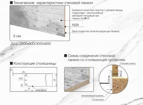 Кухонный фартук со столешницей (А-01) в едином стиле (3050 мм) в Шадринске - shadrinsk.ok-mebel.com | фото 7