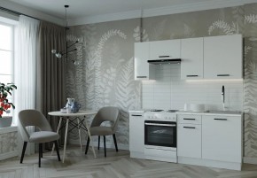 Кухонный гарнитур Белый Глянец 1800 (Стол. 38мм) в Шадринске - shadrinsk.ok-mebel.com | фото