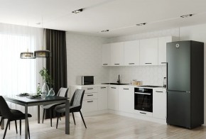 Кухонный гарнитур Белый Глянец 2600*1600 (Стол. 38мм) в Шадринске - shadrinsk.ok-mebel.com | фото
