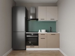 Кухонный гарнитур Каппучино 1600 (Стол. 38мм) в Шадринске - shadrinsk.ok-mebel.com | фото