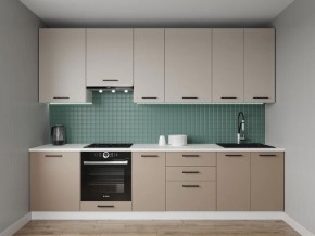 Кухонный гарнитур Каппучино 3000 h950 (Стол. 38мм) в Шадринске - shadrinsk.ok-mebel.com | фото