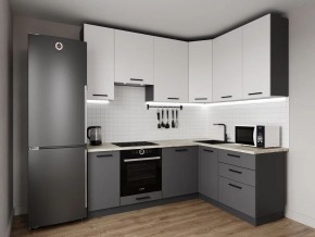 Кухонный гарнитур Меренга 2200*1600 h950 (Стол. 26мм) в Шадринске - shadrinsk.ok-mebel.com | фото