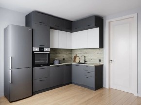 Кухонный гарнитур Меренга 2200*1700 (Стол. 26мм) в Шадринске - shadrinsk.ok-mebel.com | фото