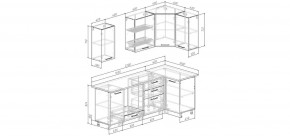 Кухонный гарнитур Старое Дерево 2200*1000 (Стол. 26мм) в Шадринске - shadrinsk.ok-mebel.com | фото 2