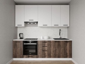 Кухонный гарнитур Старое Дерево 2400 h950 (Стол. 38мм) в Шадринске - shadrinsk.ok-mebel.com | фото