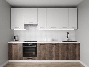 Кухонный гарнитур Старое Дерево 3000 h950 (Стол. 26мм) в Шадринске - shadrinsk.ok-mebel.com | фото