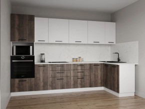 Кухонный гарнитур Старое Дерево 3200*1400 (Стол. 26мм) в Шадринске - shadrinsk.ok-mebel.com | фото