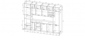 Кухонный гарнитур Старое Дерево 3400 (Стол. 38мм) в Шадринске - shadrinsk.ok-mebel.com | фото 2