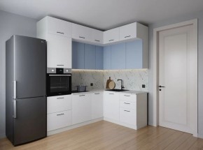 Кухонный гарнитур угловой Капри 2200*1700 (Стол. 26мм) в Шадринске - shadrinsk.ok-mebel.com | фото