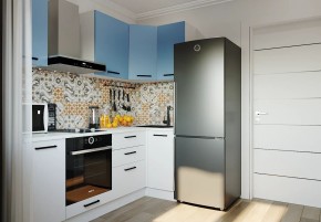 Кухонный гарнитур угловой Капри 2200х1000 (Стол. 38мм) в Шадринске - shadrinsk.ok-mebel.com | фото