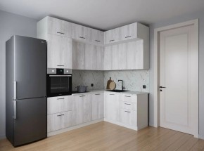 Кухонный гарнитур угловой Пайн 2200*1700 (Стол. 26мм) в Шадринске - shadrinsk.ok-mebel.com | фото
