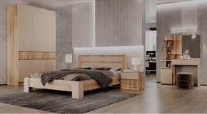 ЛЕНОРА Спальный гарнитур (модульный) кашемир в Шадринске - shadrinsk.ok-mebel.com | фото