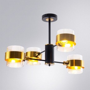 Люстра на штанге Arte Lamp Carlo A8205SP-4BK в Шадринске - shadrinsk.ok-mebel.com | фото 2