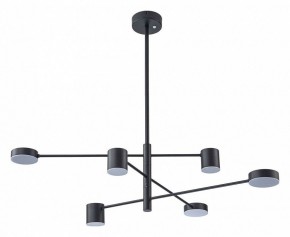 Люстра на штанге Arte Lamp Stanley A2476PL-40BK в Шадринске - shadrinsk.ok-mebel.com | фото