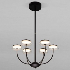 Люстра на штанге Eurosvet Fungo 50388 LED черный в Шадринске - shadrinsk.ok-mebel.com | фото