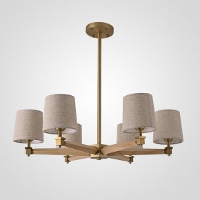 Люстра на штанге Imperiumloft Jorgenson Beige/Light wood STAVRA01 в Шадринске - shadrinsk.ok-mebel.com | фото