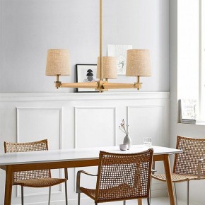 Люстра на штанге Imperiumloft Jorgenson White/Light wood STAVRA01 в Шадринске - shadrinsk.ok-mebel.com | фото 5