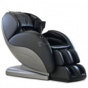 Массажное кресло PS6500 черно-серебряное в Шадринске - shadrinsk.ok-mebel.com | фото