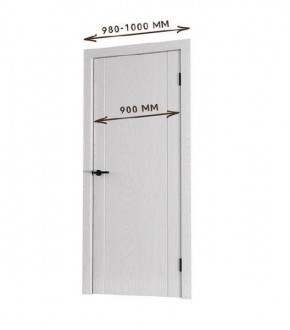 Межкомнатная дверь Bolivar Роялвуд белый (комплект) 900 в Шадринске - shadrinsk.ok-mebel.com | фото