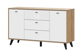 МИЛАН Спальня (Дуб Золотой/Белый матовый) в Шадринске - shadrinsk.ok-mebel.com | фото 14