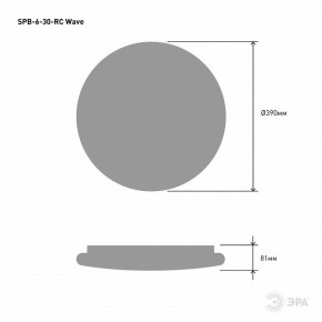Накладной светильник Эра Классик SPB-6-30-RC Wave в Шадринске - shadrinsk.ok-mebel.com | фото 5