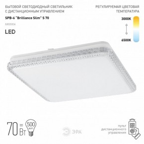 Накладной светильник Эра Классик SPB-6 Brilliance Slim S 70 в Шадринске - shadrinsk.ok-mebel.com | фото 2