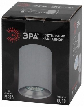 Накладной светильник Эра  OL1 GU10 SL/CH в Шадринске - shadrinsk.ok-mebel.com | фото 8