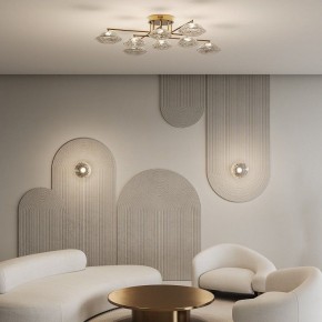 Накладной светильник Eurosvet Ripple 50389/1 LED латунь в Шадринске - shadrinsk.ok-mebel.com | фото 2