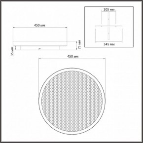 Накладной светильник Sonex Shimmers 7736/60L в Шадринске - shadrinsk.ok-mebel.com | фото 8
