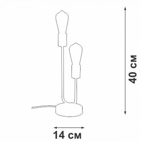 Настольная лампа декоративная Vitaluce V3005 V3005-1/2L в Шадринске - shadrinsk.ok-mebel.com | фото 5