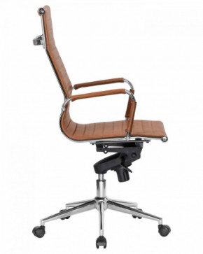 Офисное кресло для руководителей DOBRIN CLARK LMR-101F светло-коричневый №321 в Шадринске - shadrinsk.ok-mebel.com | фото 3